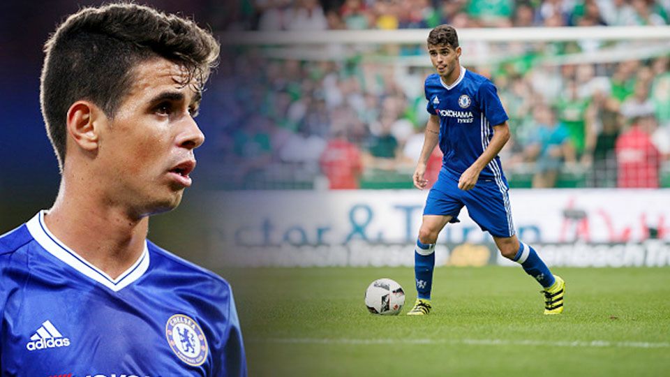 Mantan Gelandang Chelsea, Oscar resmi gabung klub asal China, Shanghai SIPG Copyright: © Boris Streubel/Getty Images